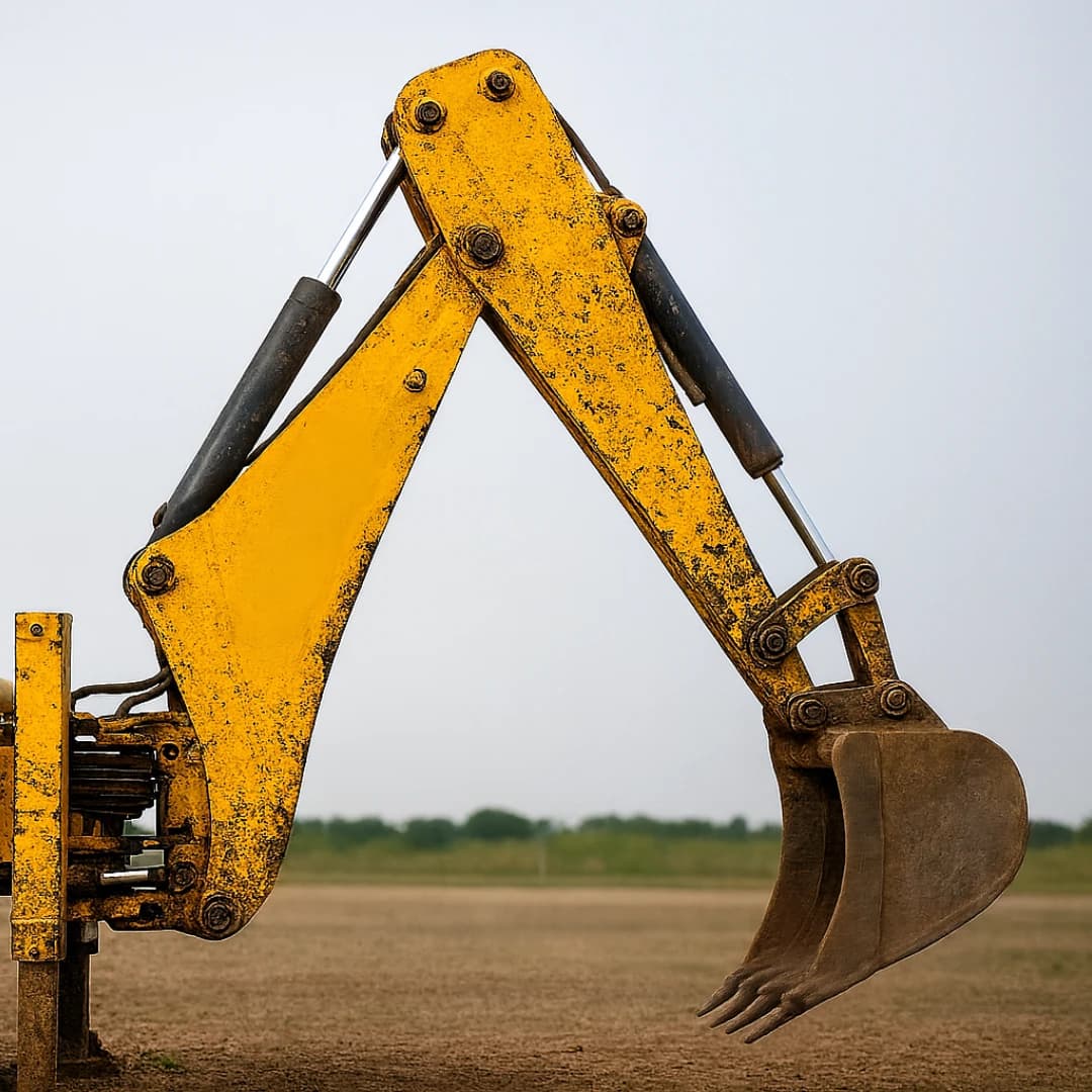 Backhoe Boom Handling