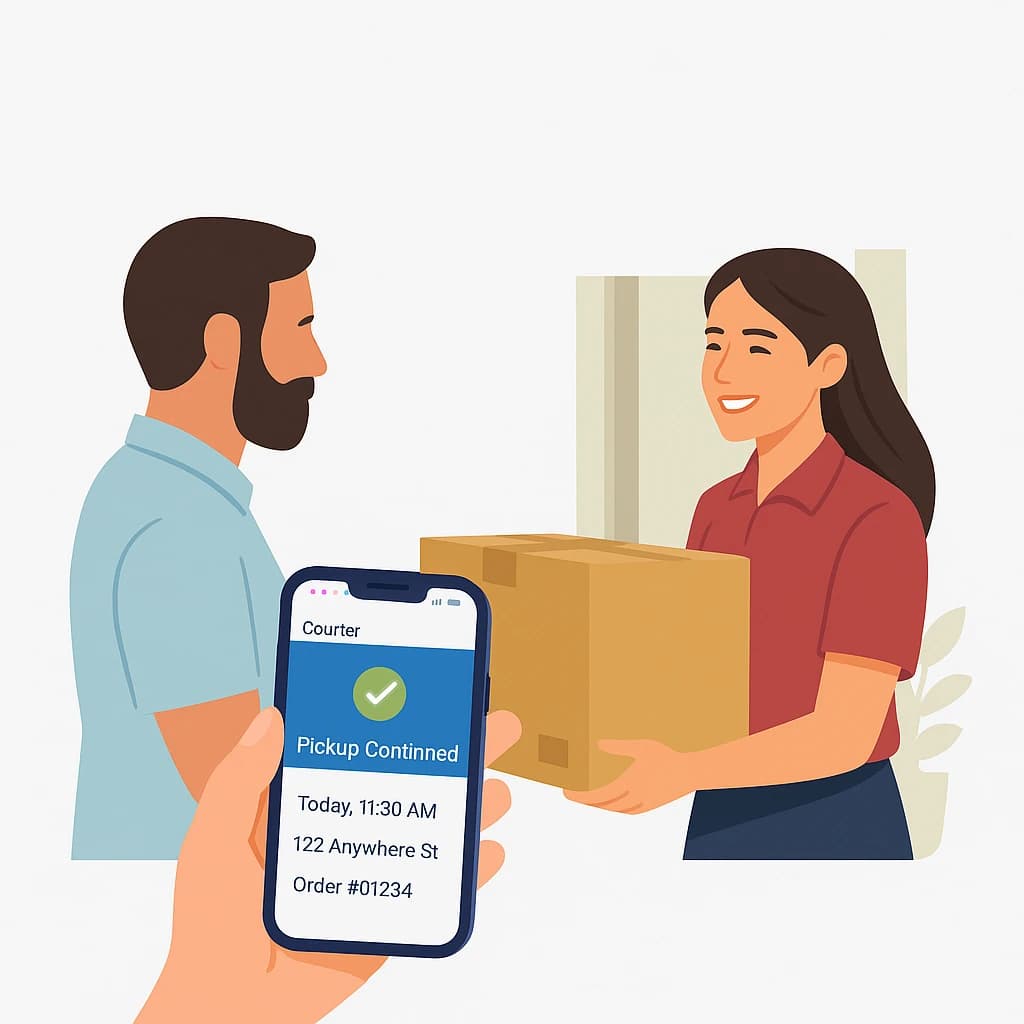 OCL Courier Van Pickup